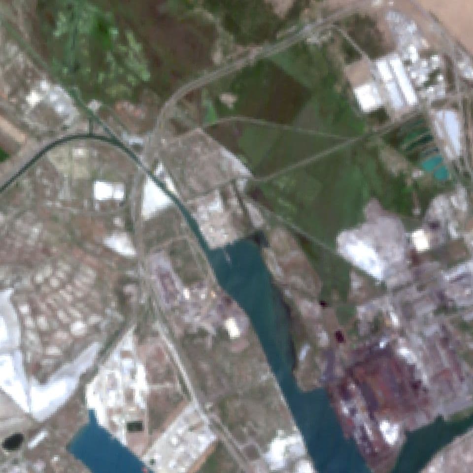 Fos-sur-Mer port, France on 19 August 2026, in true color